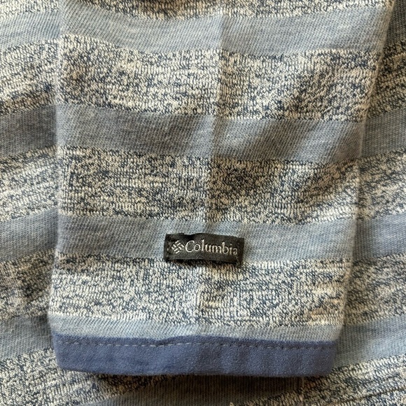 Columbia Women’s Wannacut Ridge Hoodie Light Blue Striped Jacket Size Small - Picture 6 of 9